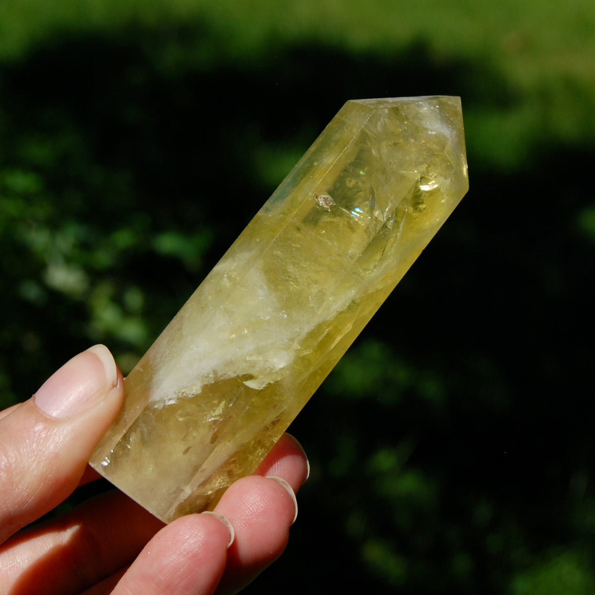 Lemon Quartz Crystal Tower