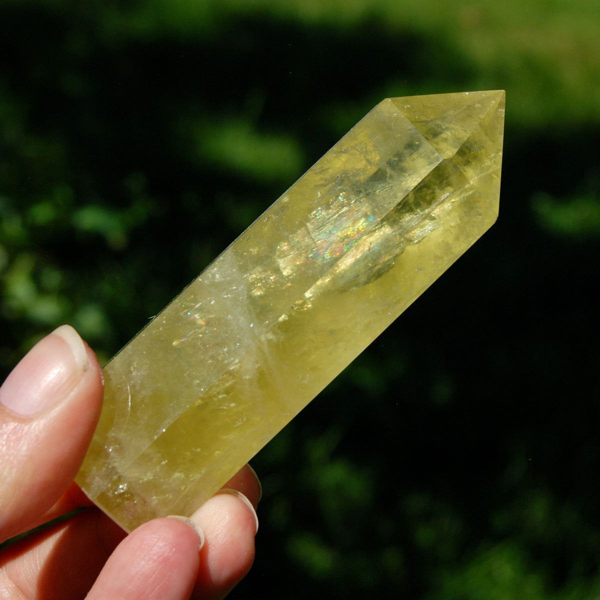 Lemon Quartz Crystal Tower - 3.6" 119g Stone of Optimism & Abundance
