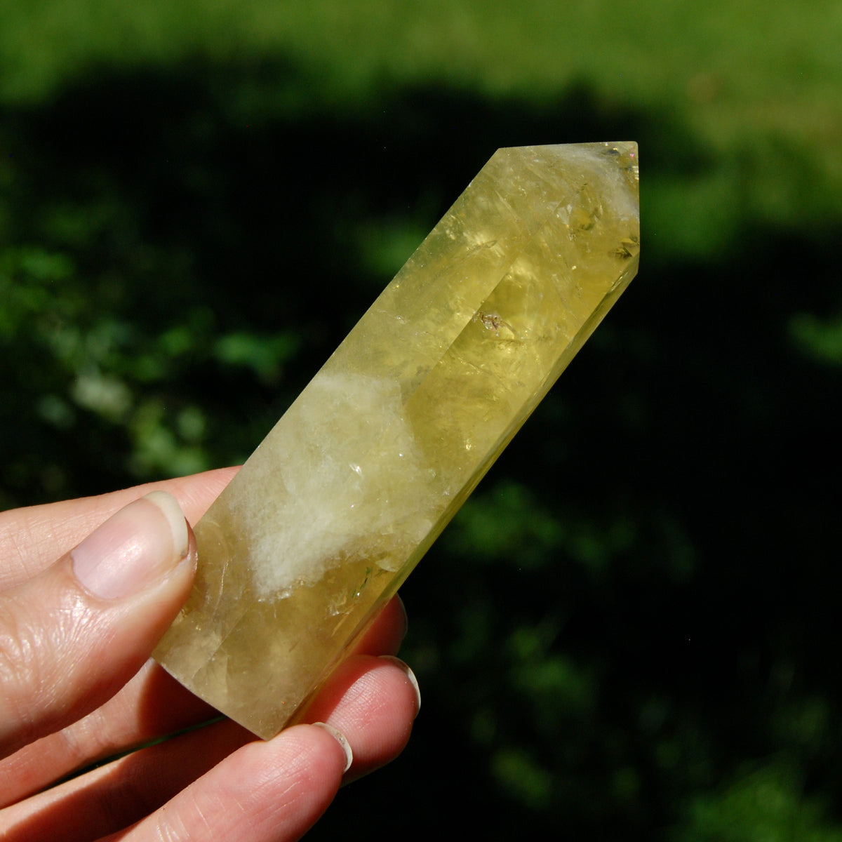 Lemon Quartz Crystal Tower
