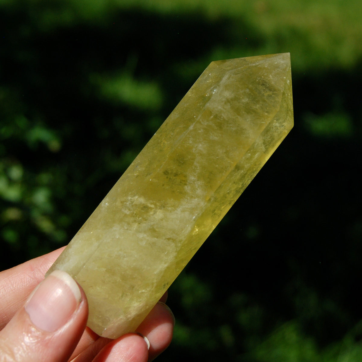 Lemon Quartz Crystal Tower - 3.75" 126g Stone of Optimism & Abundance