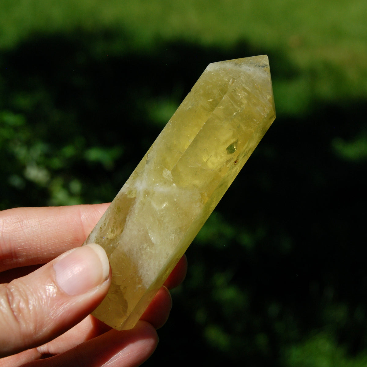 Lemon Quartz Crystal Tower