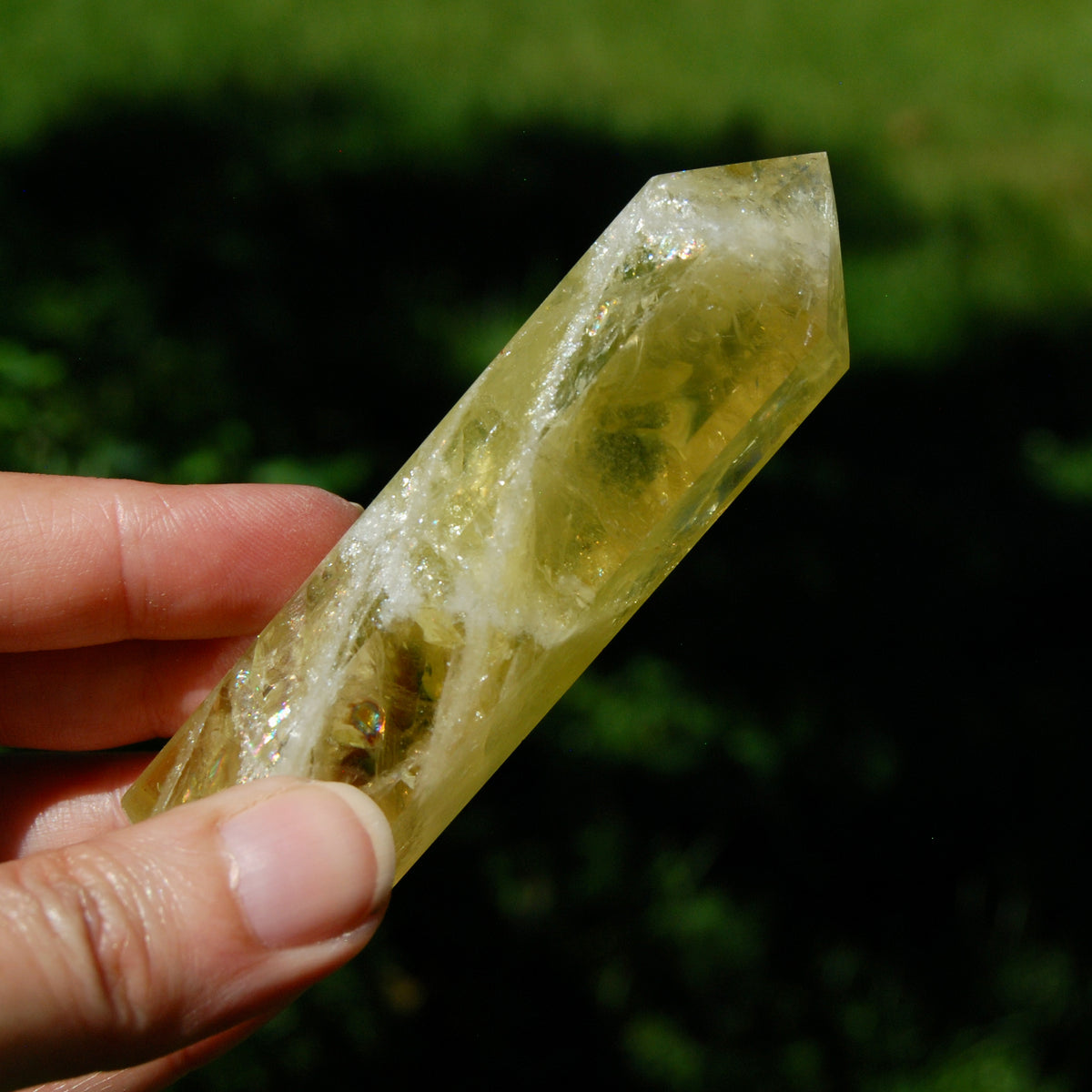 Lemon Quartz Crystal Tower