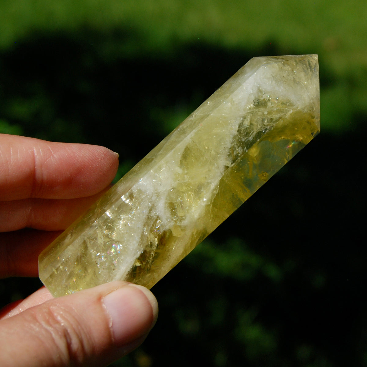Lemon Quartz Crystal Tower