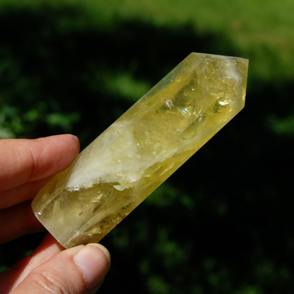 Lemon Quartz Crystal Tower