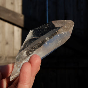 Colombian Lemurian Seed Quartz Crystal Tabby