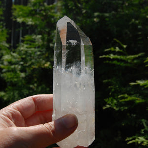 5.5in 345g Large Colombian Blue Smoke Lemurian Crystal, Santander, Colombia