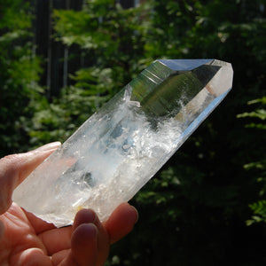 5.5in 345g Large Colombian Blue Smoke Lemurian Crystal, Santander, Colombia