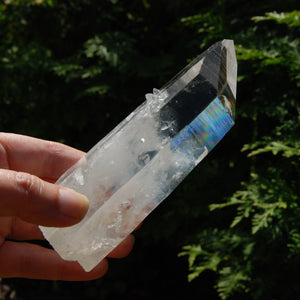 5.5in 345g Large Colombian Blue Smoke Lemurian Crystal, Santander, Colombia