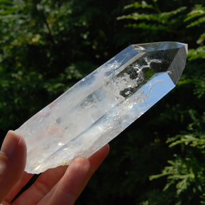 5.5in 345g Large Colombian Blue Smoke Lemurian Crystal, Santander, Colombia