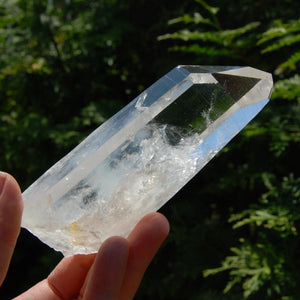 5.5in 345g Large Colombian Blue Smoke Lemurian Crystal, Santander, Colombia