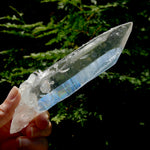 Rare Unique Earthquake Lemurian Quartz Crystal Starbrary, Optical Cross Bridge Crystal, Powerful High Vibration, Colombia