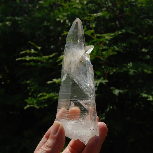 ET Lemurian Quartz Crystal Laser Starbrary, Optical Cross Crystal, Powerful High Vibration, Colombia