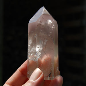 Pink Lithium Quartz Crystal Tower