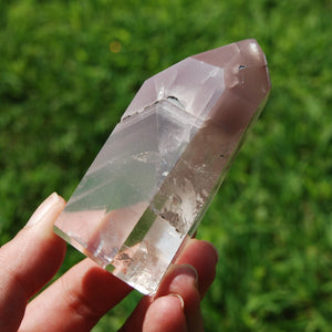 Pink Lithium Quartz Crystal Tower