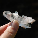 Pink Faden Quartz Lemurian Crystal Floater Cluster