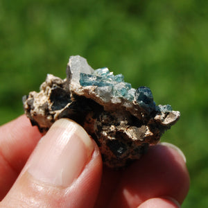 Blue Tourmaline Indicolite Crystal