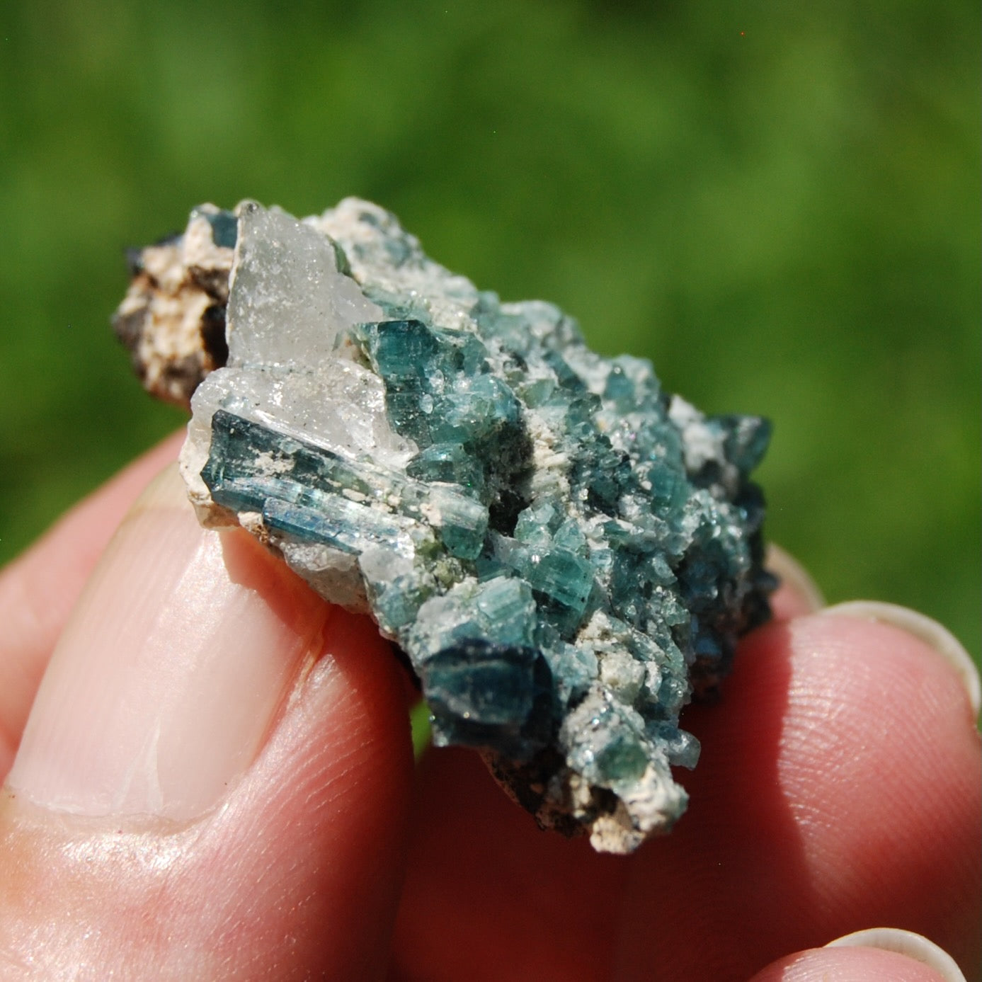 Blue Tourmaline Indicolite Crystal