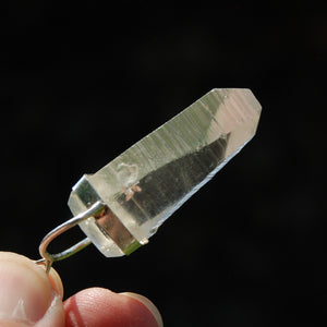 Lemurian Seed Quartz Crystal Pendant