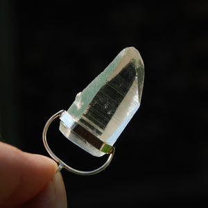 Lemurian Seed Quartz Crystal Pendant