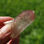 Pink Lithium Lemurian Quartz Crystal