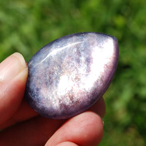 Gem Lepidolite Crystal Cabochon