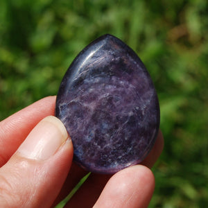 Gem Lepidolite Crystal Cabochon