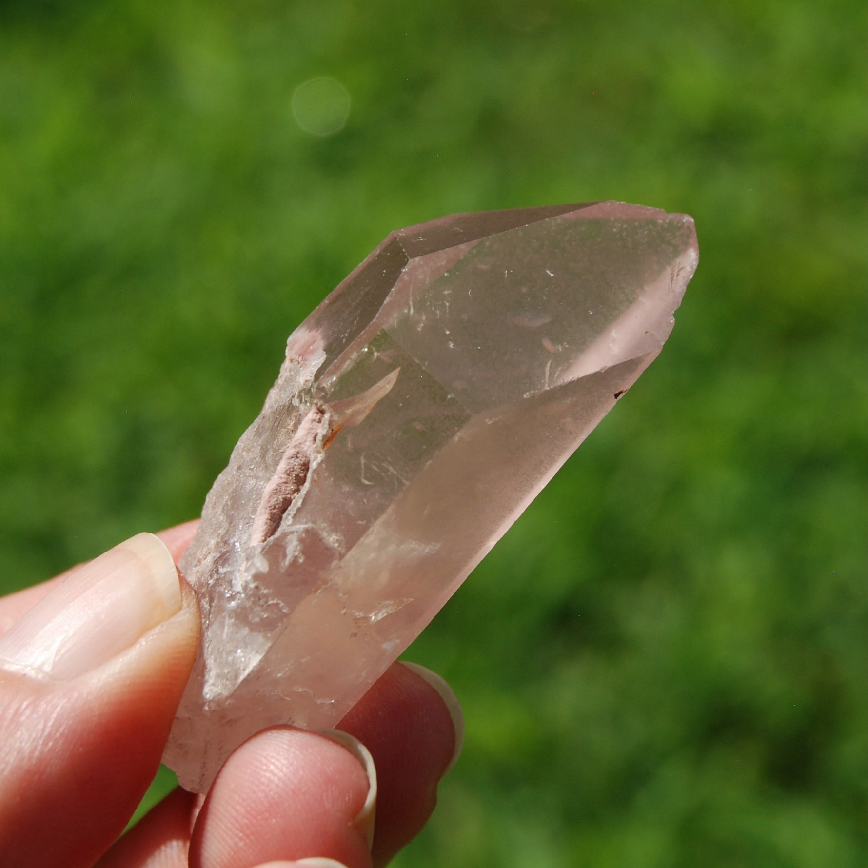 Pink Lithium Lemurian Quartz Crystal Starbrary