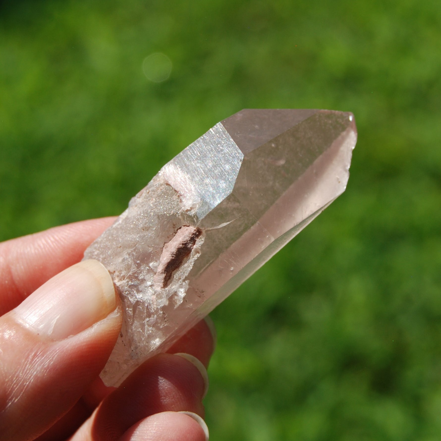 Pink Lithium Lemurian Quartz Crystal Starbrary