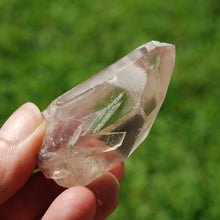 Load image into Gallery viewer, 2.25in 57g Rare Inner Child Manifestation Cross Pink Lithium Lemurian Quartz Crystal, Brazil a22
