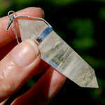 24 Sided Clear Quartz Crystal Vogel Pendant for Necklace