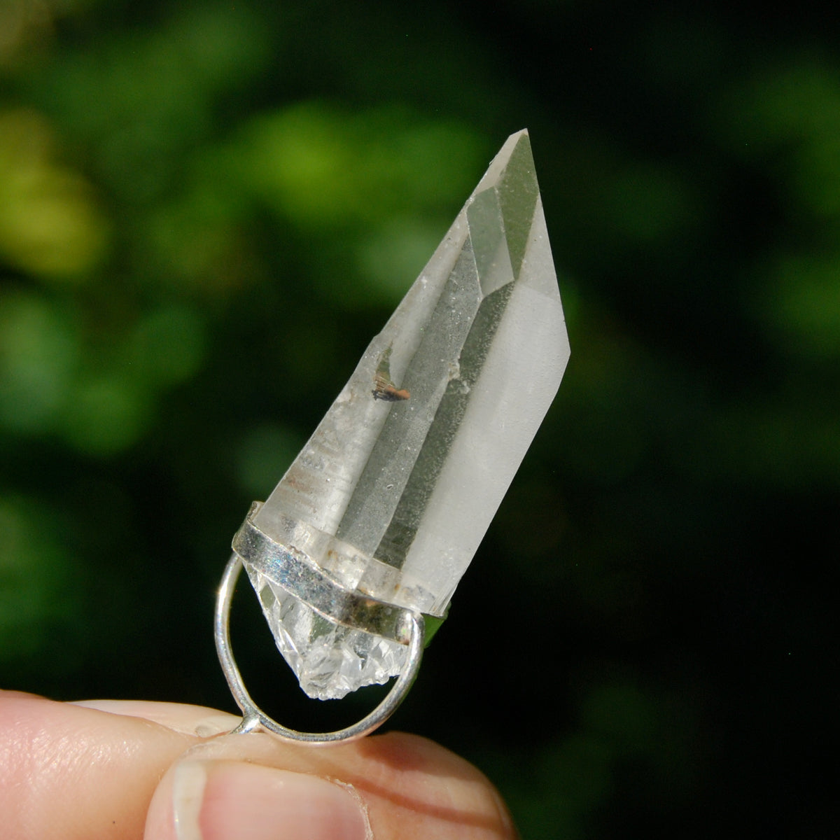 Cosmic Lemurian Crystal Pendant