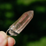 1.7in Isis Face Strawberry Pink Lemurian Crystal Pendant for Necklace, Record Keeper Starbrary, Brazil a6