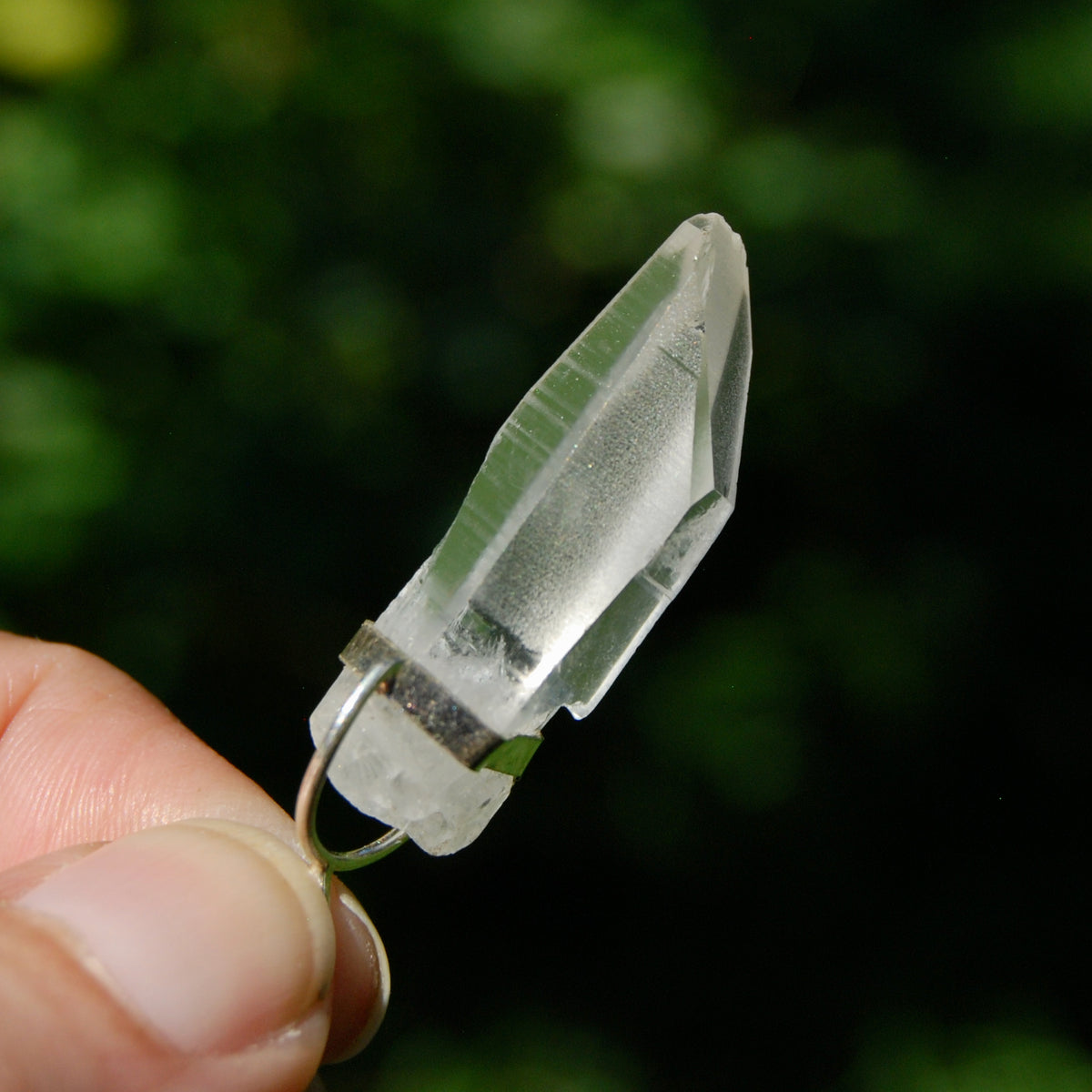 Cosmic Lemurian Crystal Laser Pendant for sale
