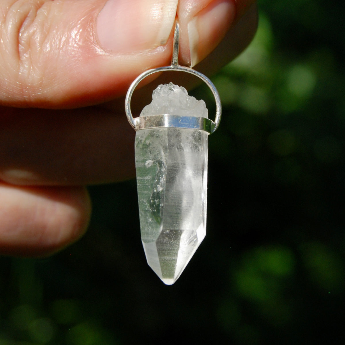 Cosmic Lemurian Crystal Laser Necklace for sale 