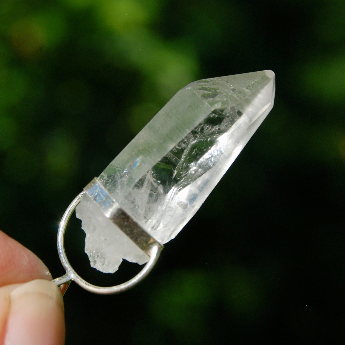 Cosmic Lemurian Crystal Laser Necklace for sale 