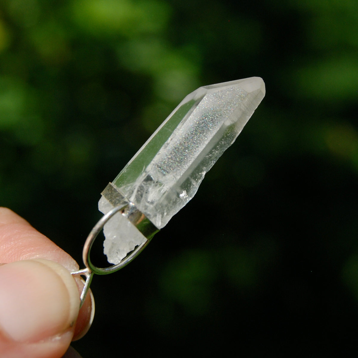 Cosmic Lemurian Crystal Laser Necklace for sale 
