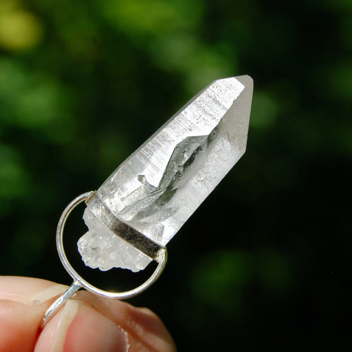 Cosmic Lemurian Crystal Laser Necklace for sale 