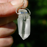 Cosmic Isis Face Record Keeper Lemurian Crystal Laser Pendant for sale