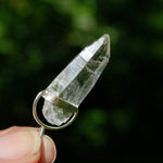 Elestial Tabby Lemurian Crystal Laser Pendant for sale