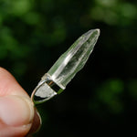 Elestial Tabby Lemurian Crystal Laser Pendant for sale