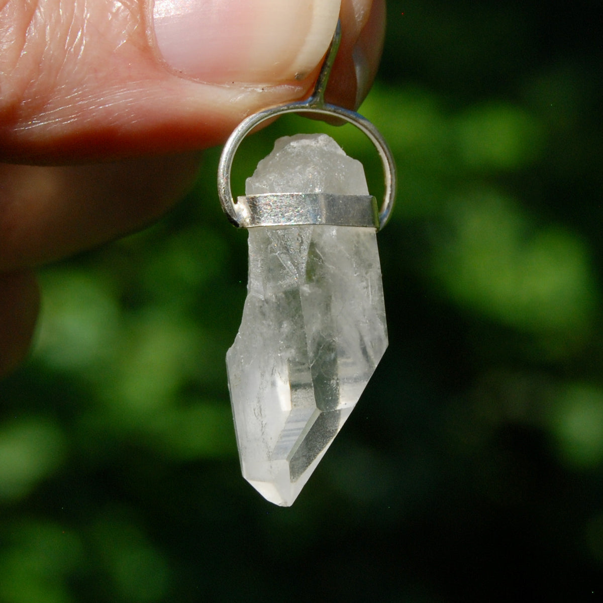 Lemurian Crystal Laser Pendant for sale