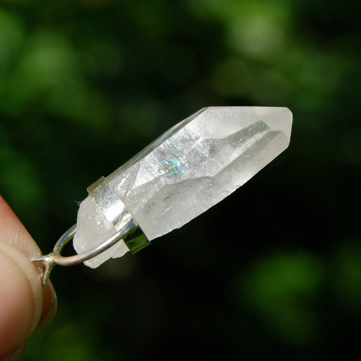 Lemurian Crystal Laser Pendant for sale