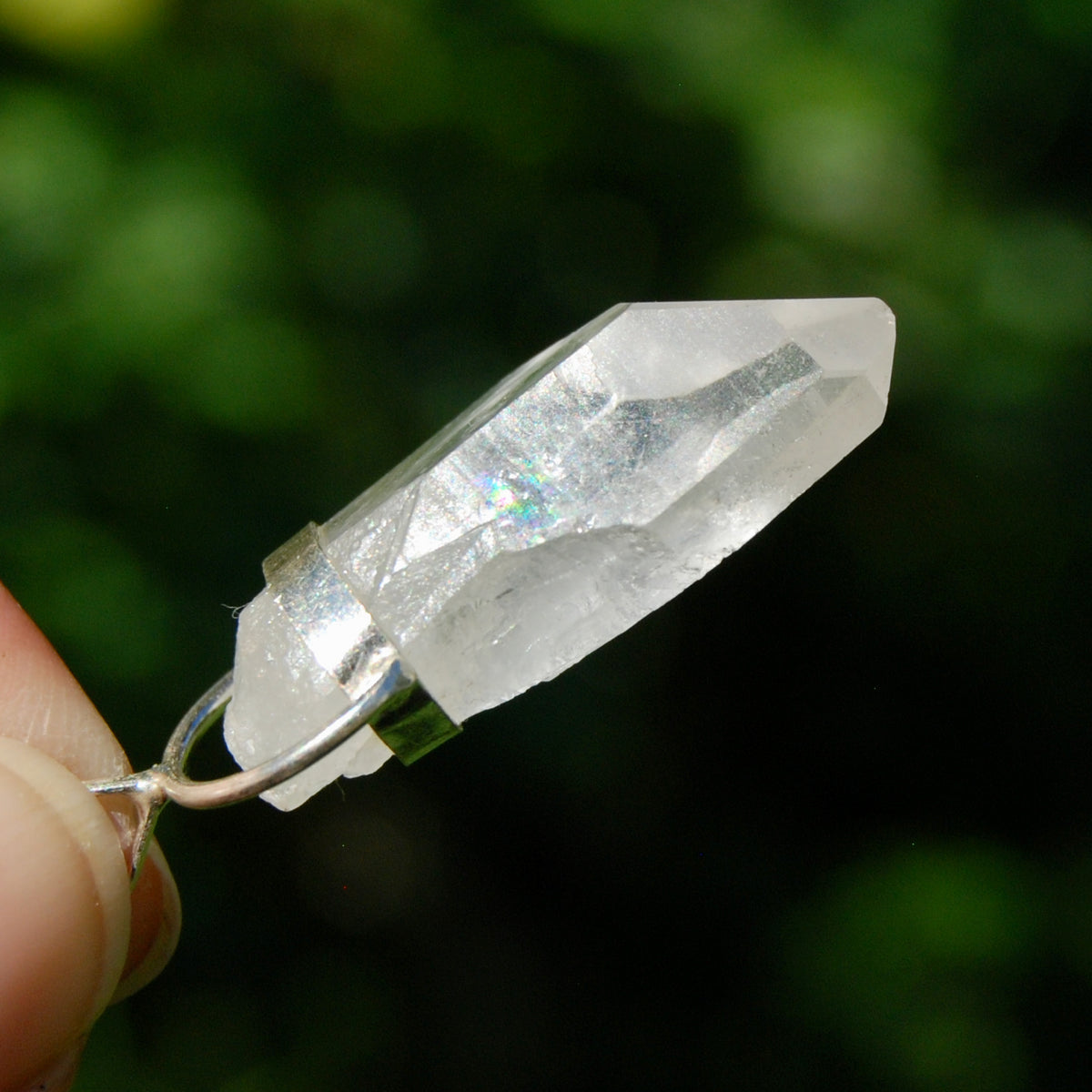 Lemurian Crystal Laser Pendant for sale
