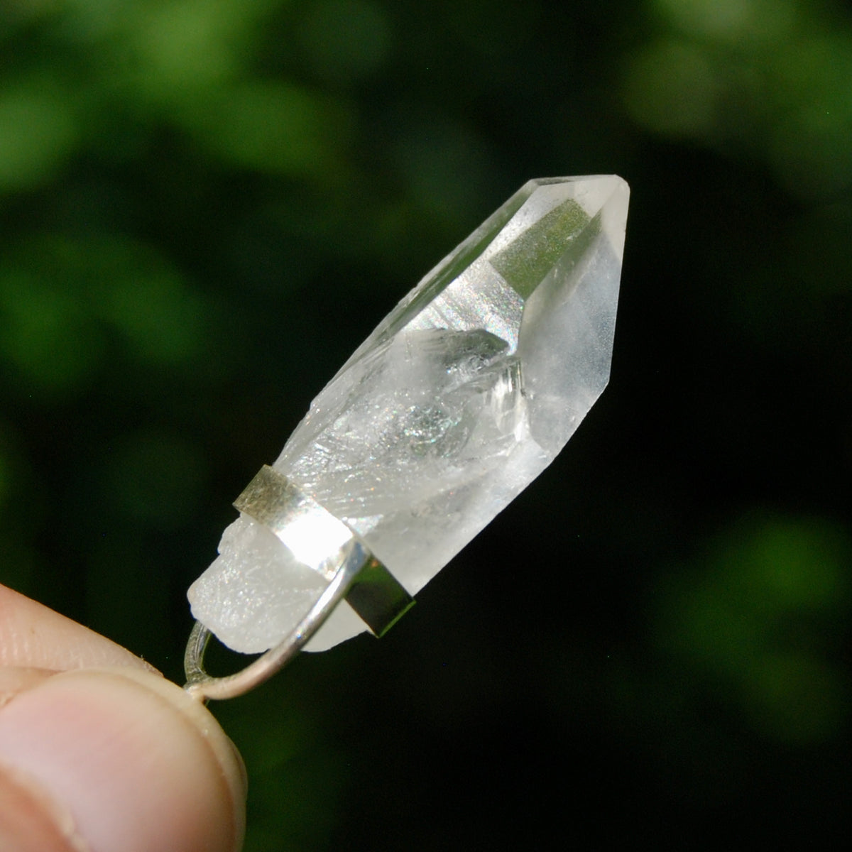 Lemurian Crystal Laser Pendant for sale