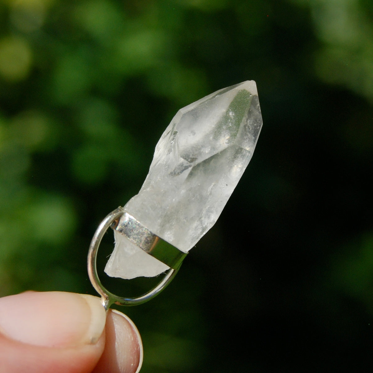 Lemurian Crystal Laser Pendant for sale