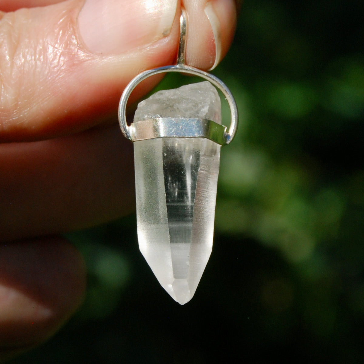 Lemurian Crystal Laser Pendant for Necklace