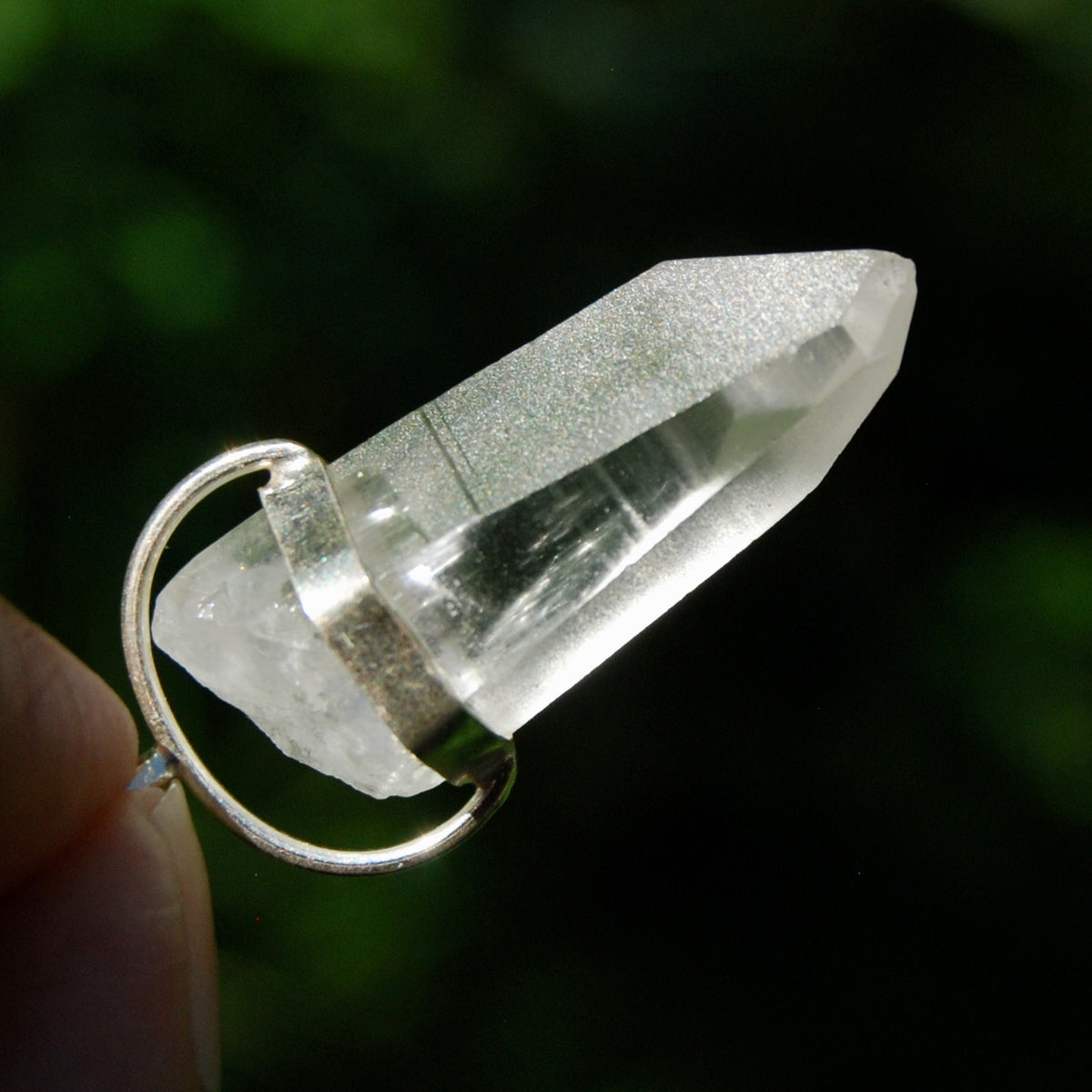 Lemurian Crystal Laser Pendant for Necklace
