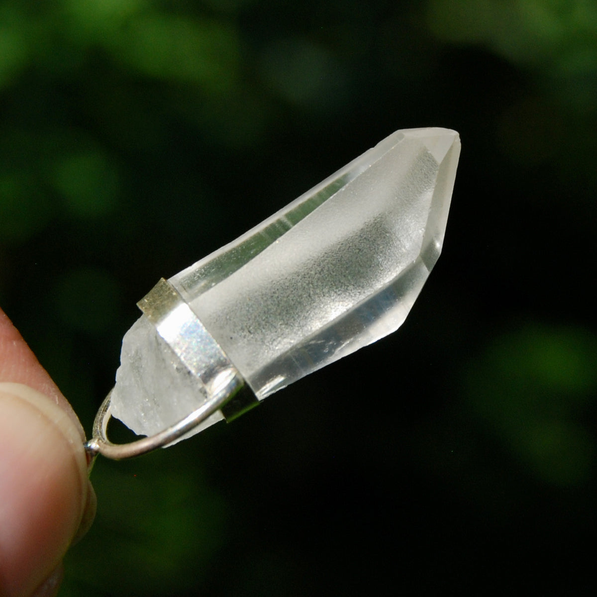Lemurian Crystal Laser Pendant for Necklace