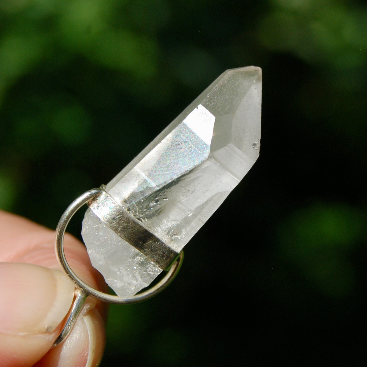 Lemurian Crystal Laser Pendant for Necklace