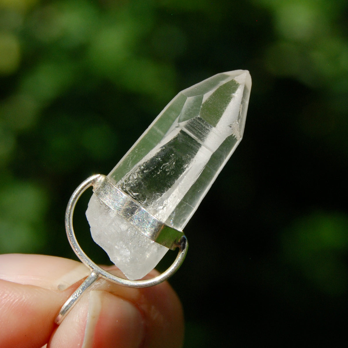 Lemurian Crystal Laser Pendant for Necklace